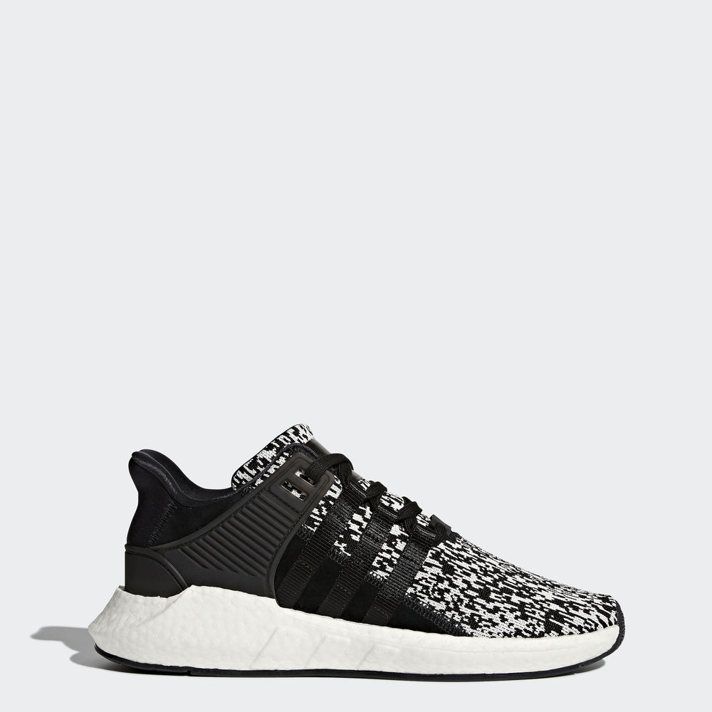 Adidas Eqt Support 93/17 - Originals γυναικεια - Μαυρα/Ασπρα,Μέγεθος: EU 36 – 54 2/3 (382BIUCH)